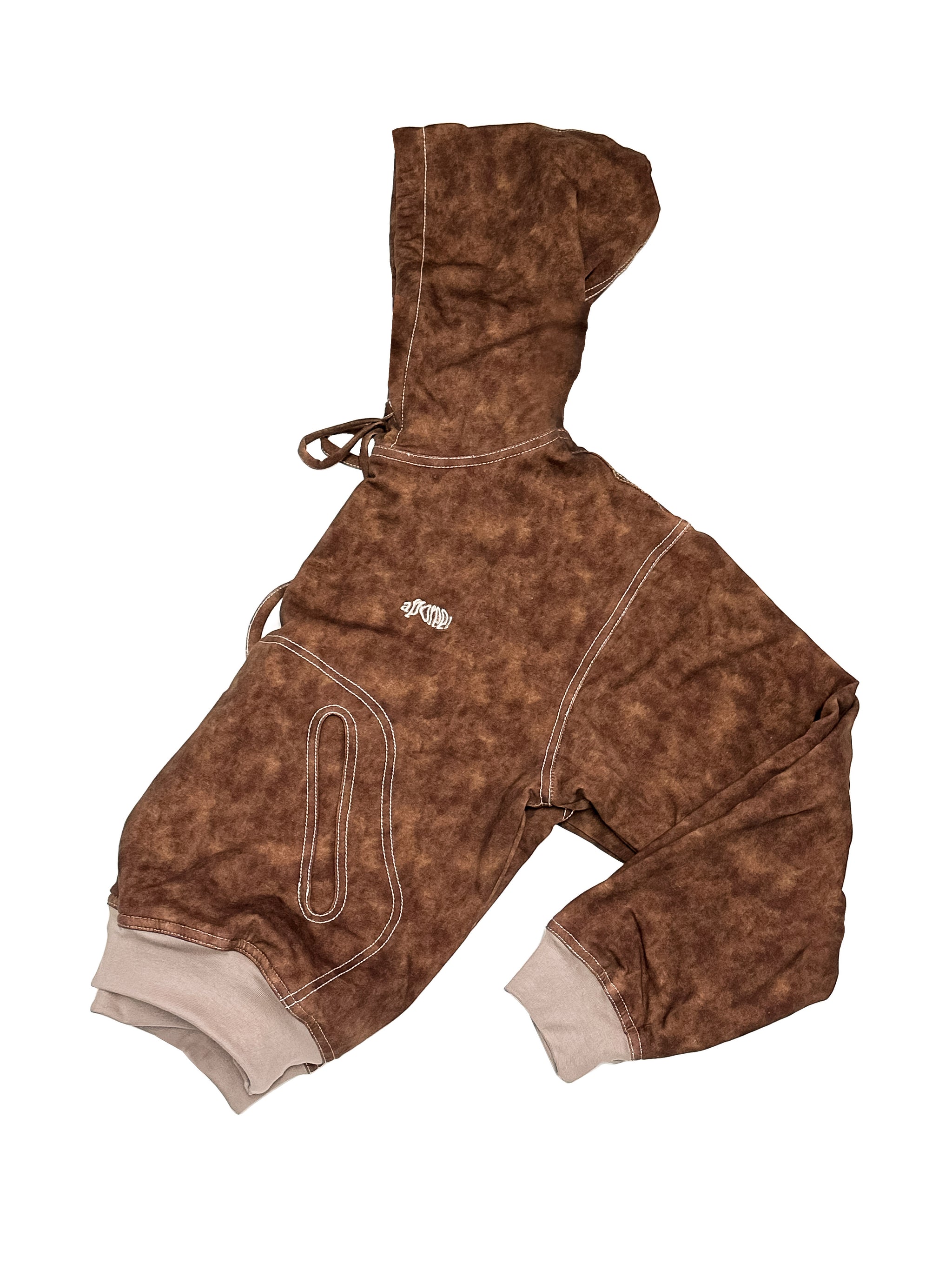 Lyto hoodie Marble effect Terracotta - Limited Edition