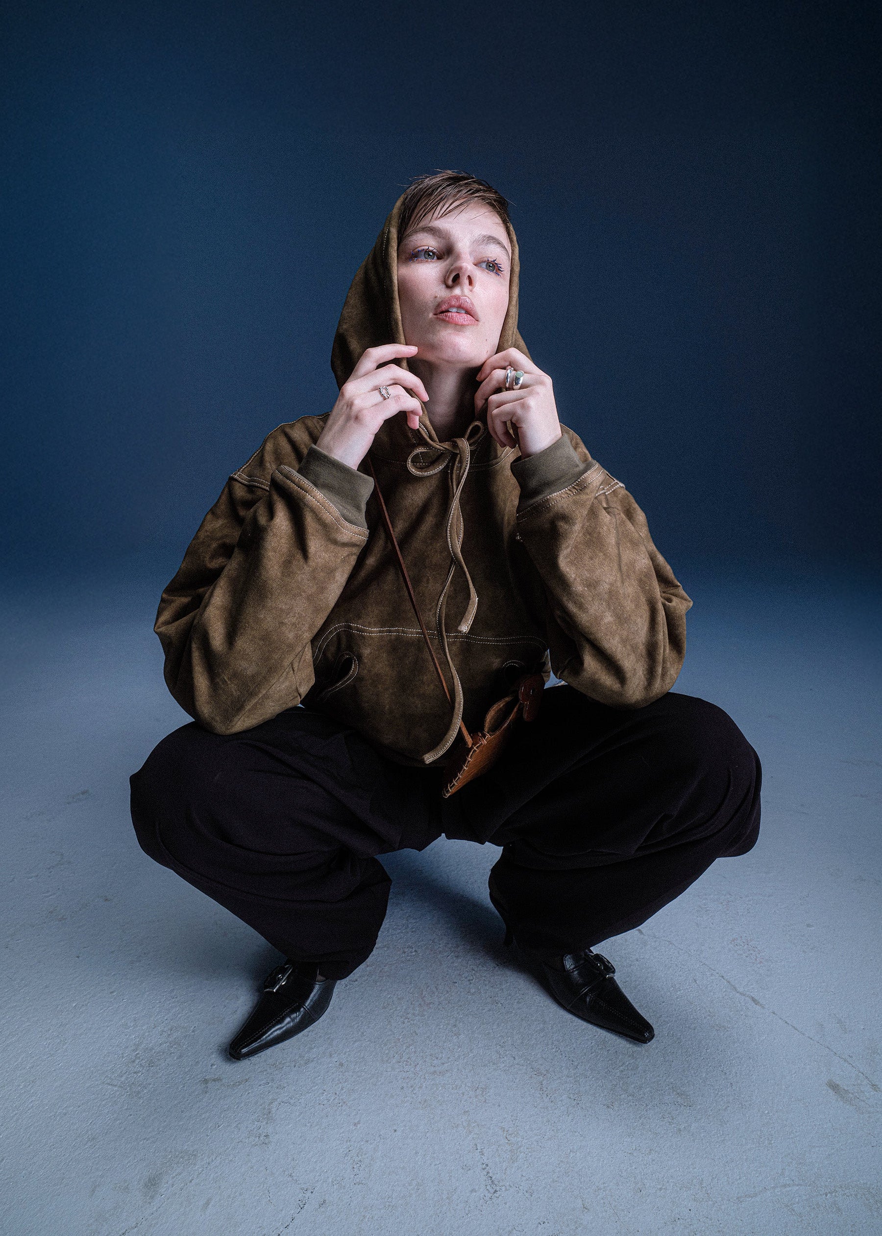 Lyto hoodie Marble effect Olive - Limited Edition