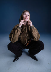 Lyto hoodie Marble effect Olive - Limited Edition