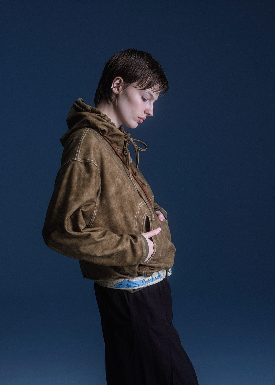 Lyto hoodie Marble effect Olive - Limited Edition