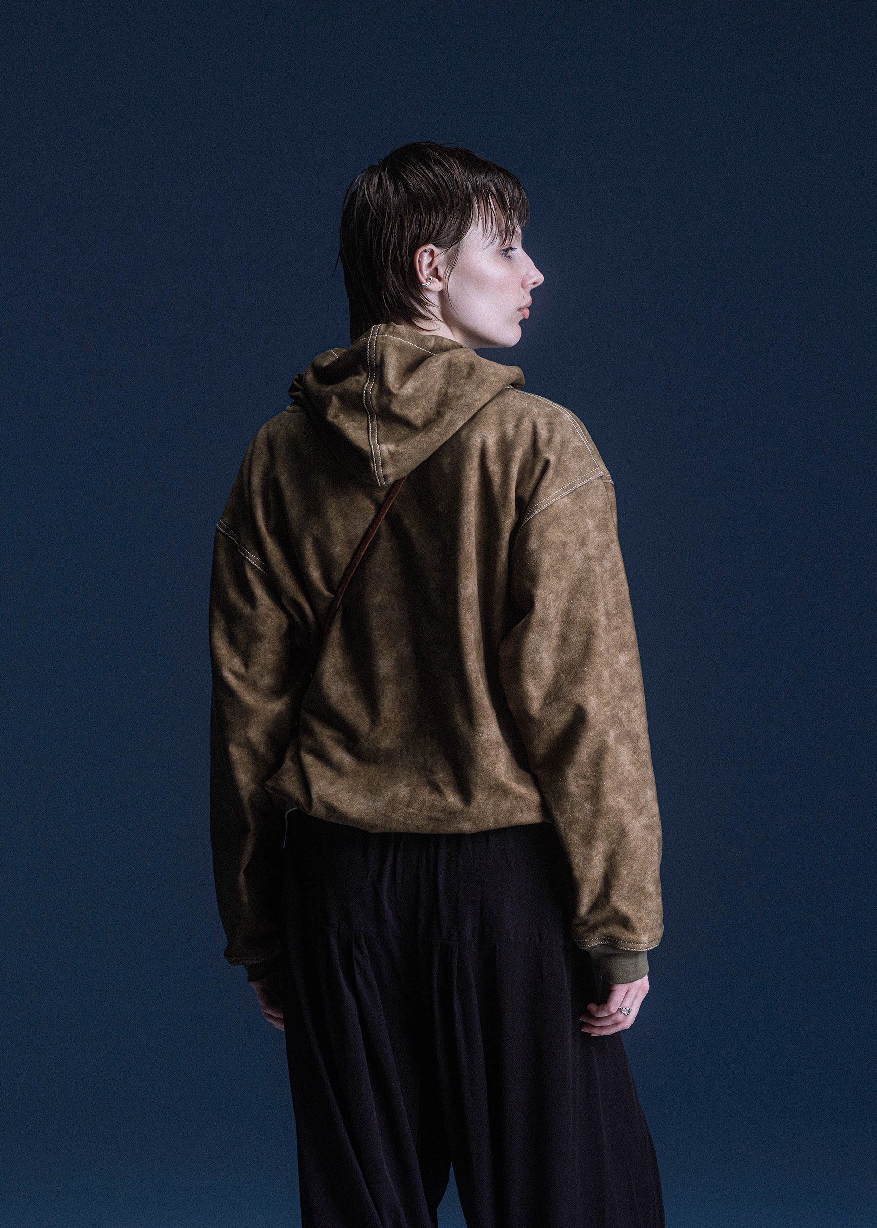 Lyto hoodie Marble effect Olive - Limited Edition