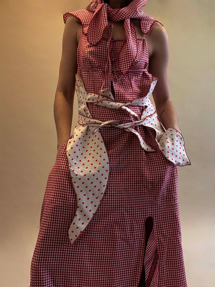 LASSA dress Upcycled design