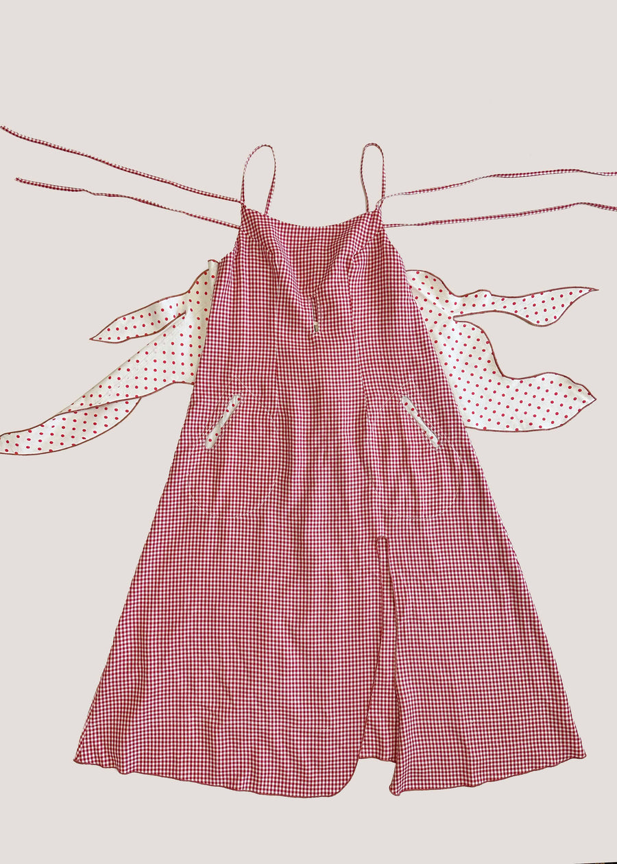 LASSA dress Upcycled design