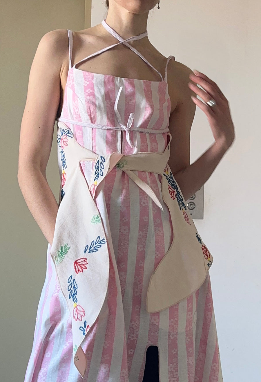 LASSA dress Unique Upcycled design