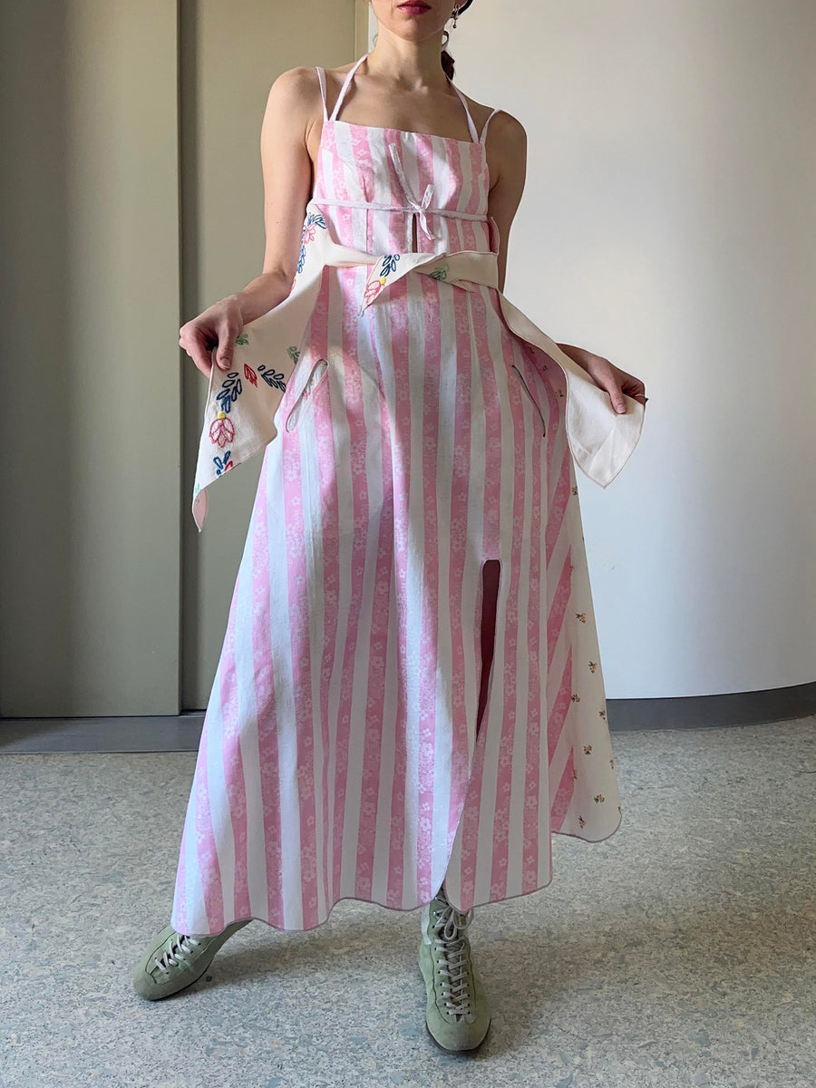 LASSA dress Unique Upcycled design