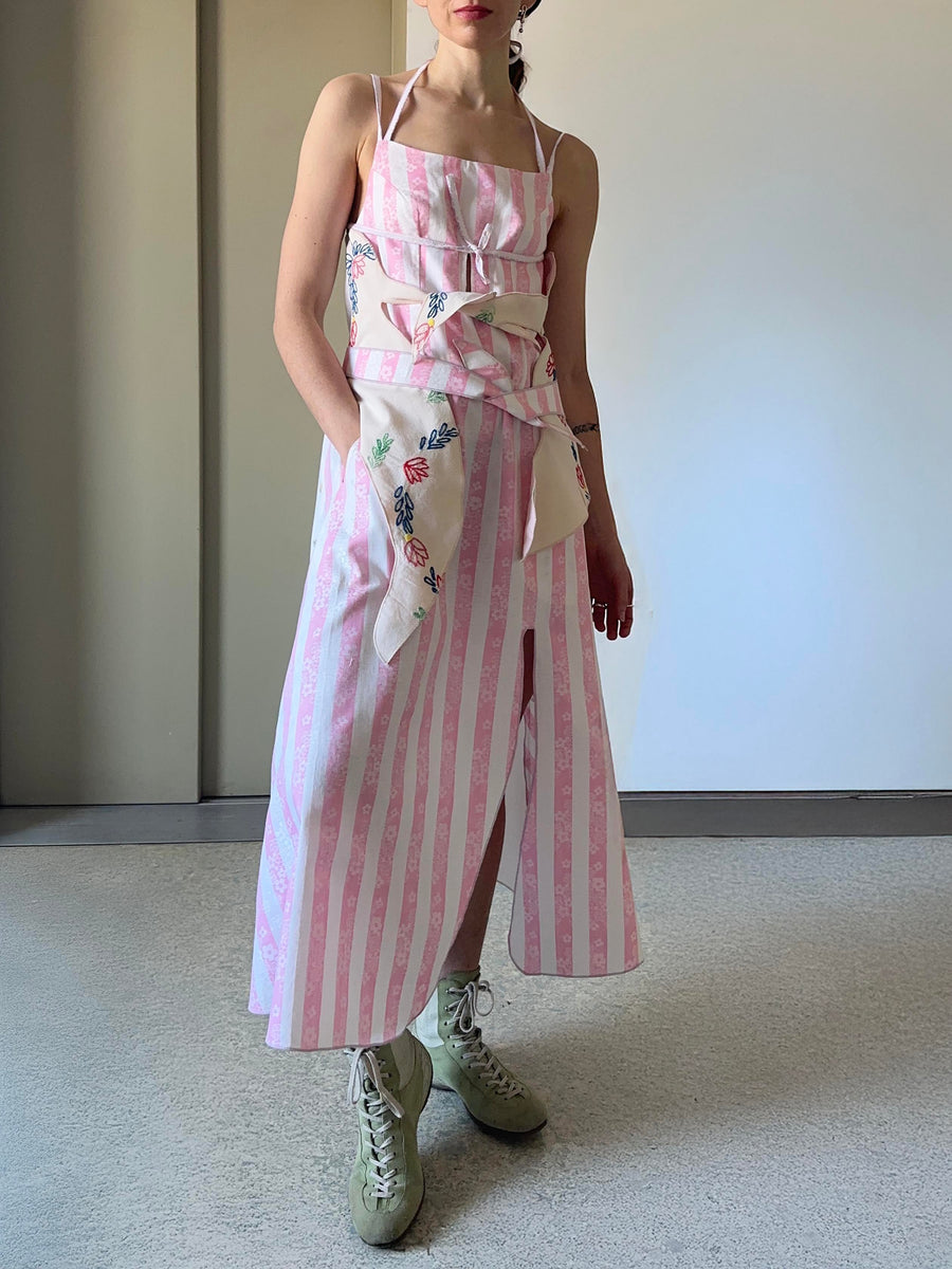 LASSA dress Unique Upcycled design