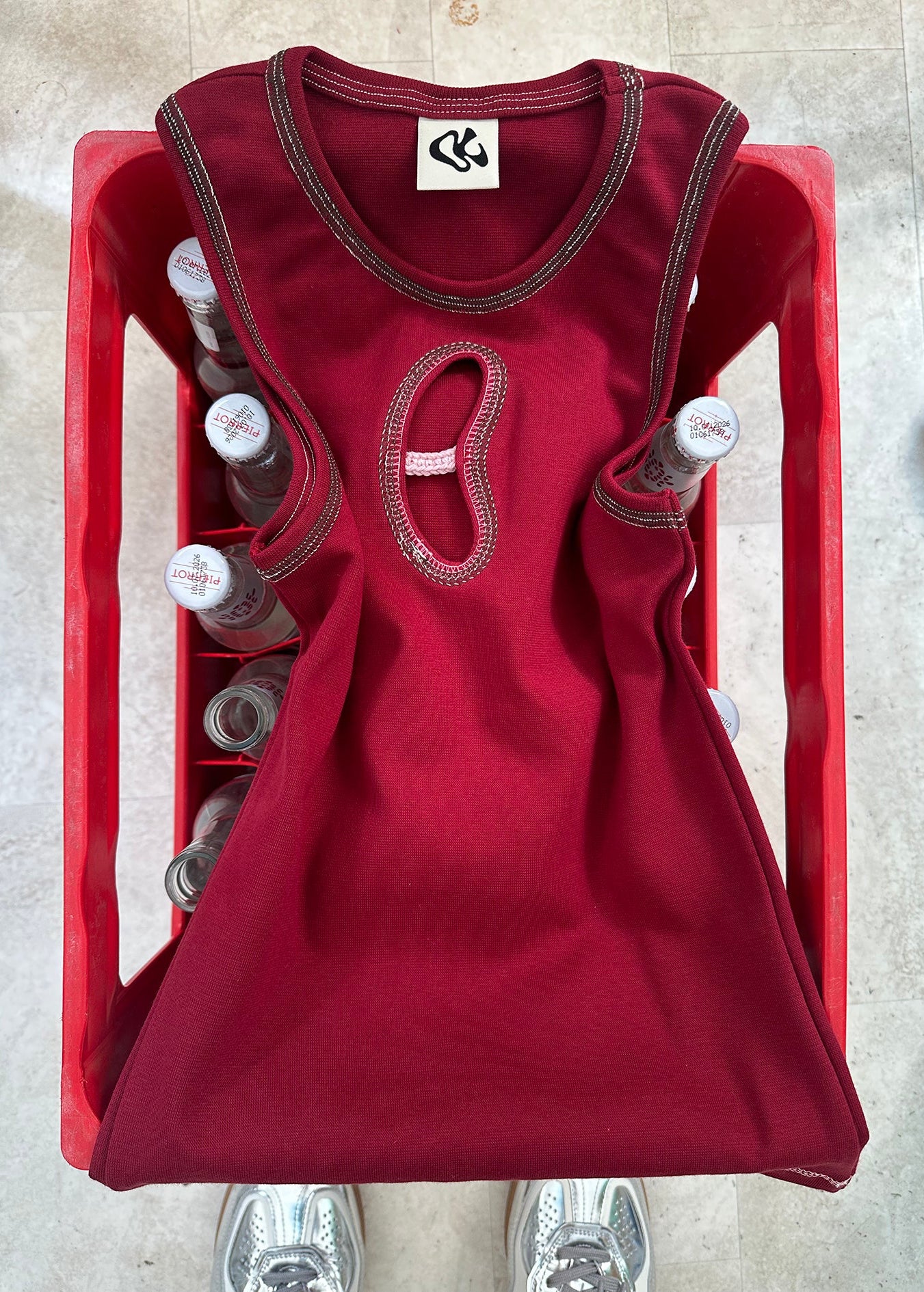 ORNAME top Burgundy