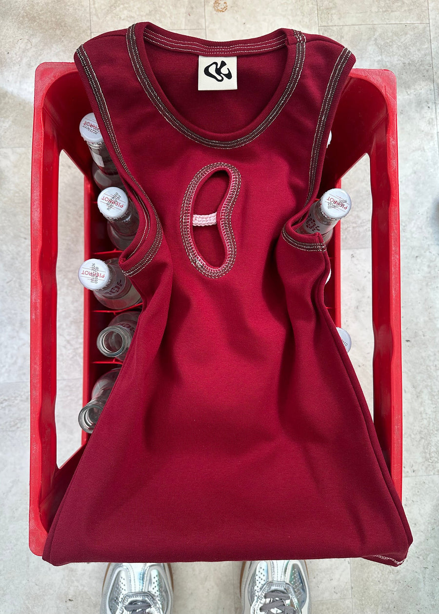 ORNAME top Burgundy