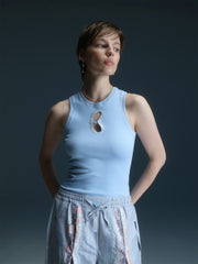 ORNAME top sky blue