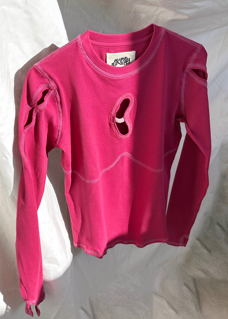 Orname longsleeve dark fuschia