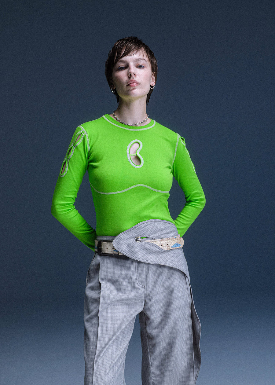 Orname longsleeve electric green