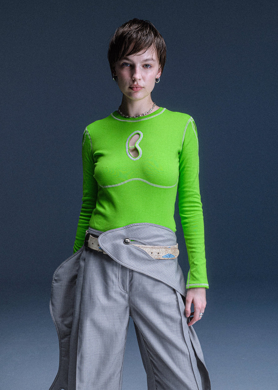 Orname longsleeve electric green