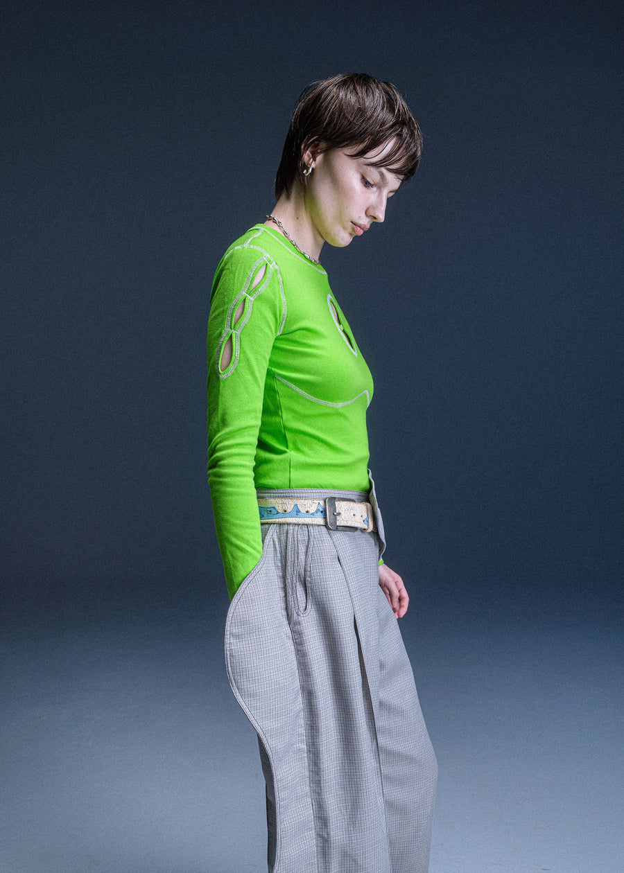 Orname longsleeve electric green