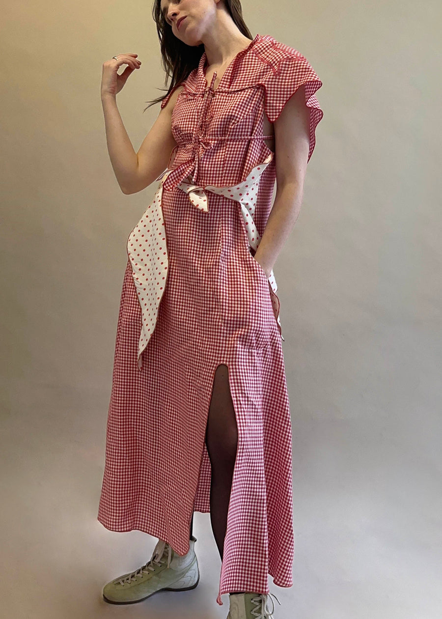 LASSA dress Upcycled design