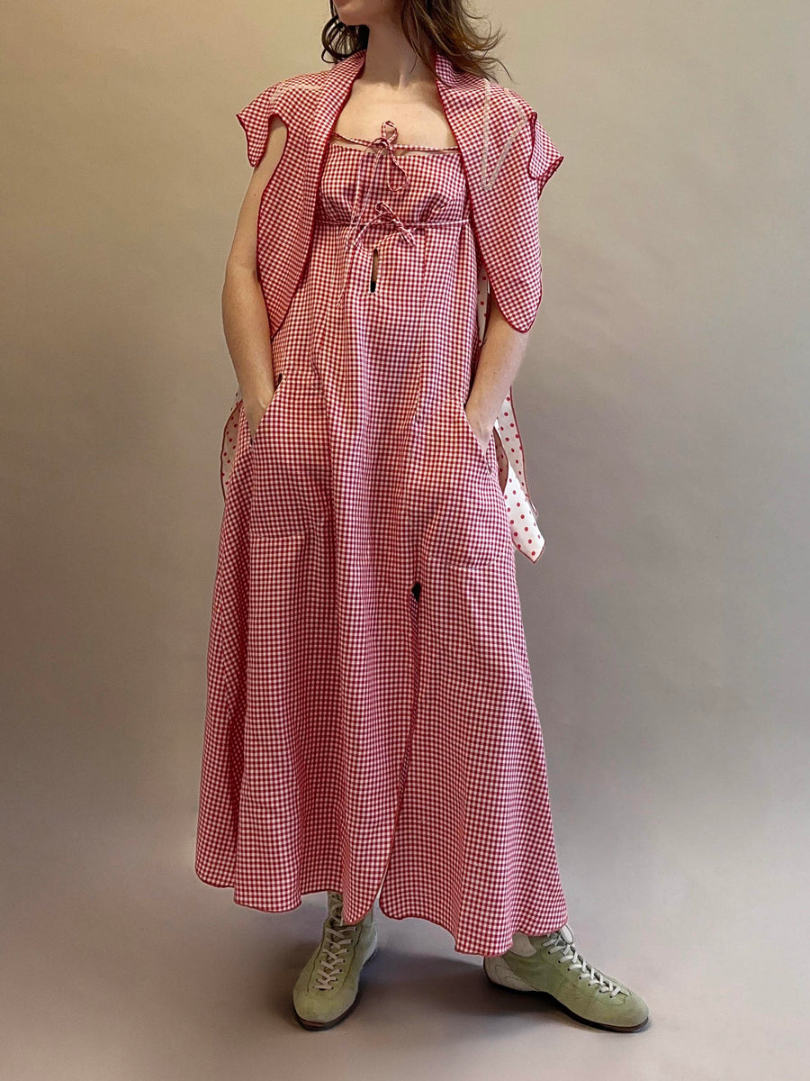 LASSA dress Upcycled design